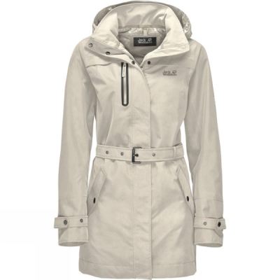 Abrigos Jack Wolfskin Kimberley Mujer - Beige - Chile DLF610493